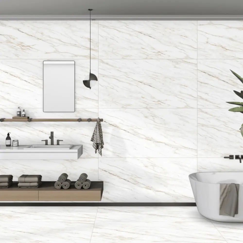 Керамогранит "Sonex" Nex statuario карвинг 60x120см цвет белый с прожилками — купить в Волжском