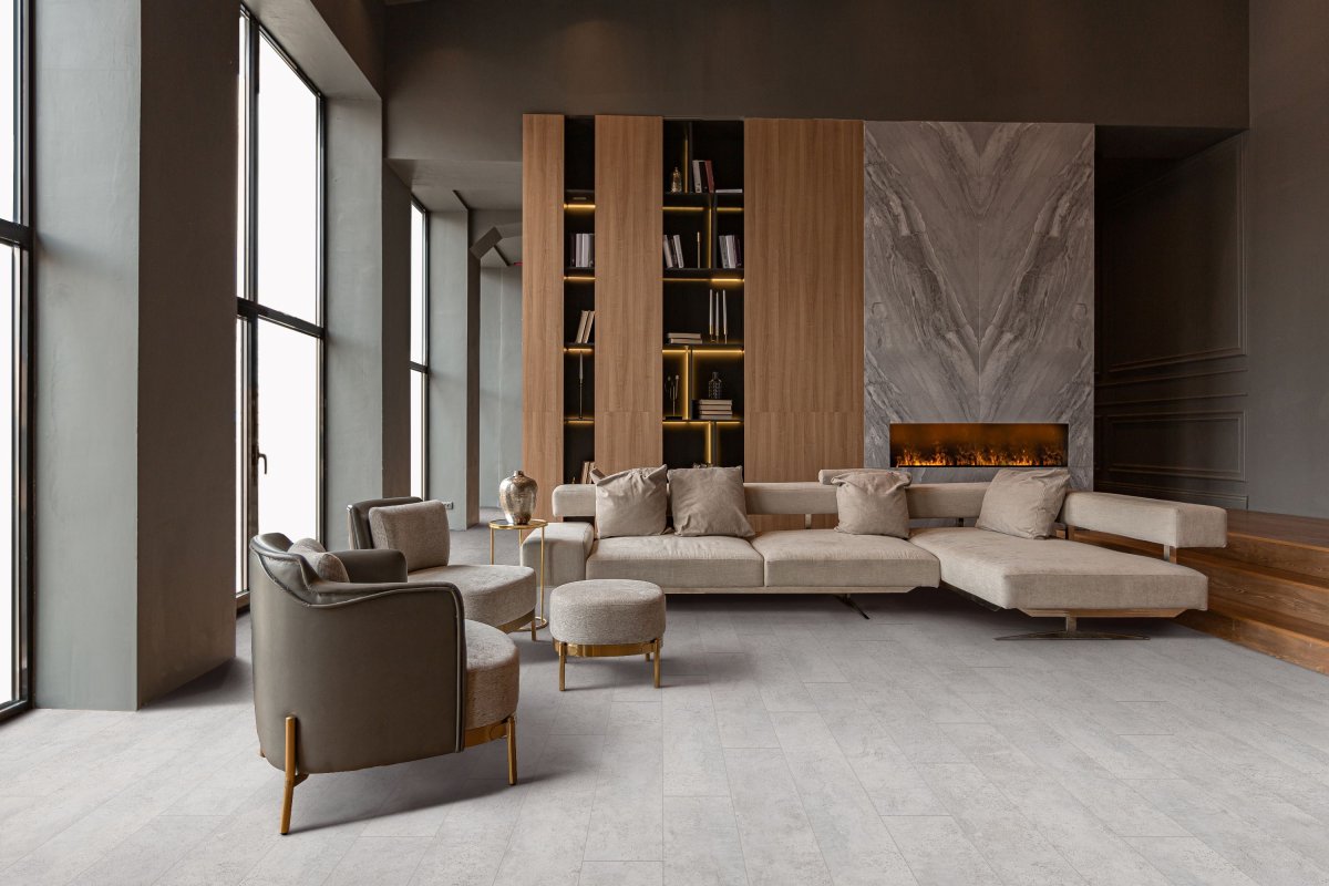 Ламинат  "Floorpan" Кристалл Грей (1380*193*8 мм) — купить в Волжском