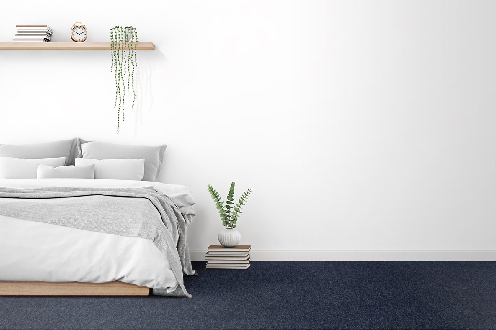 Ковровое покрытие "Bonkeel" Color Rib Blue Bottle 78 (ширина 1м/3м/4м) — купить в Волжском