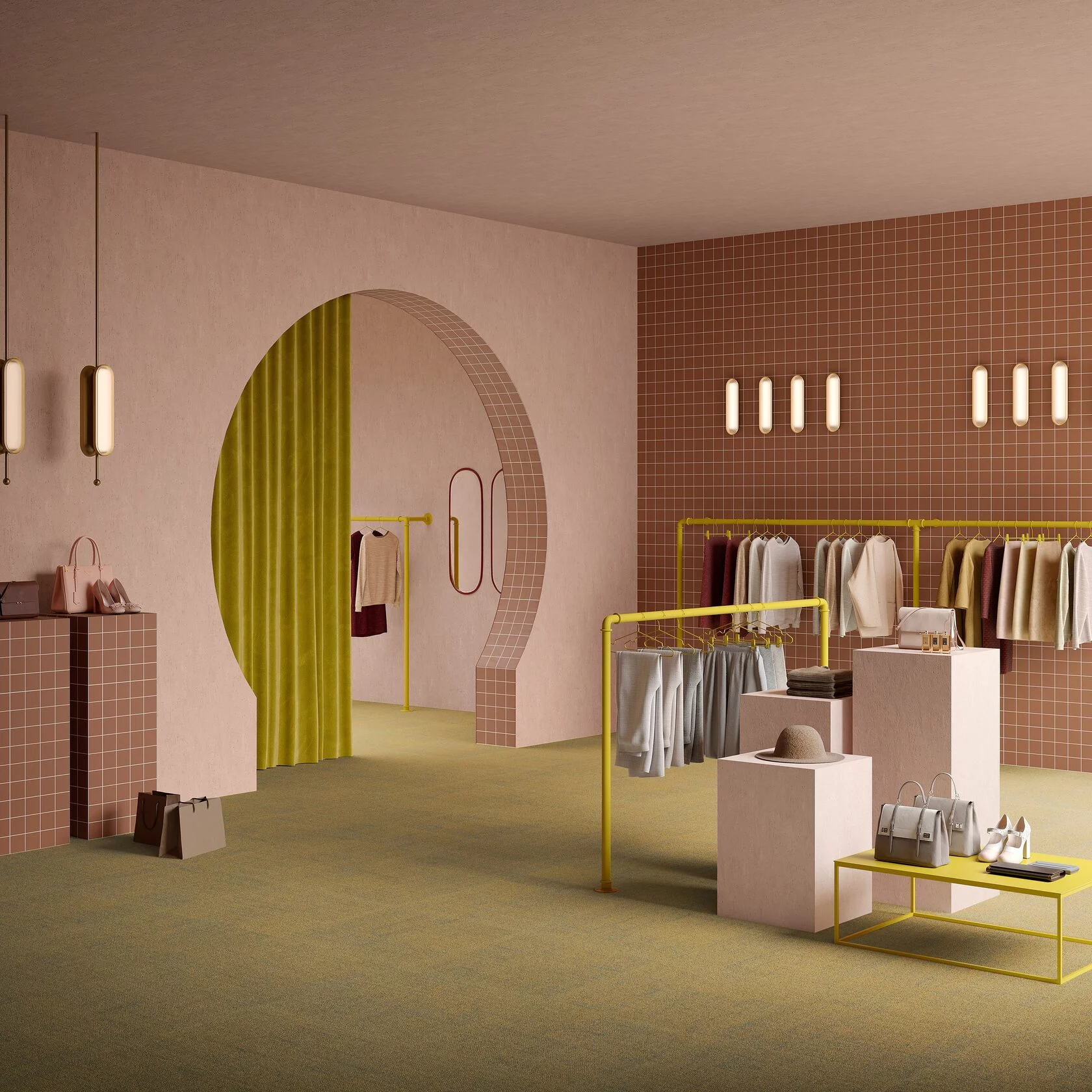 Ковровая плитка Mantra Tile 94 (500*500*6 мм) — купить в Волжском