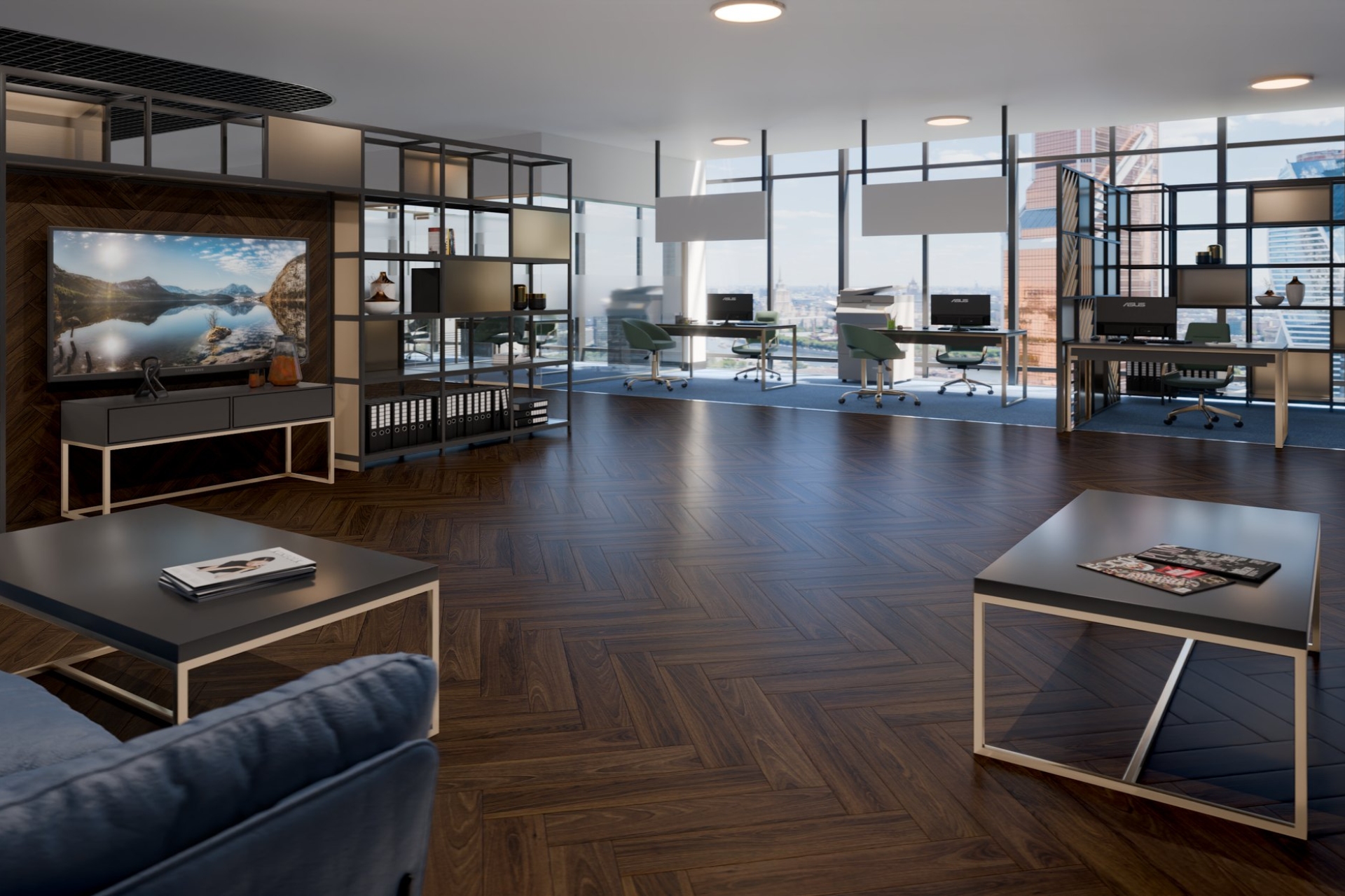 Инженерный паркет «Damy Floor» Каштановый (укладка елочкой) — купить в Волжском