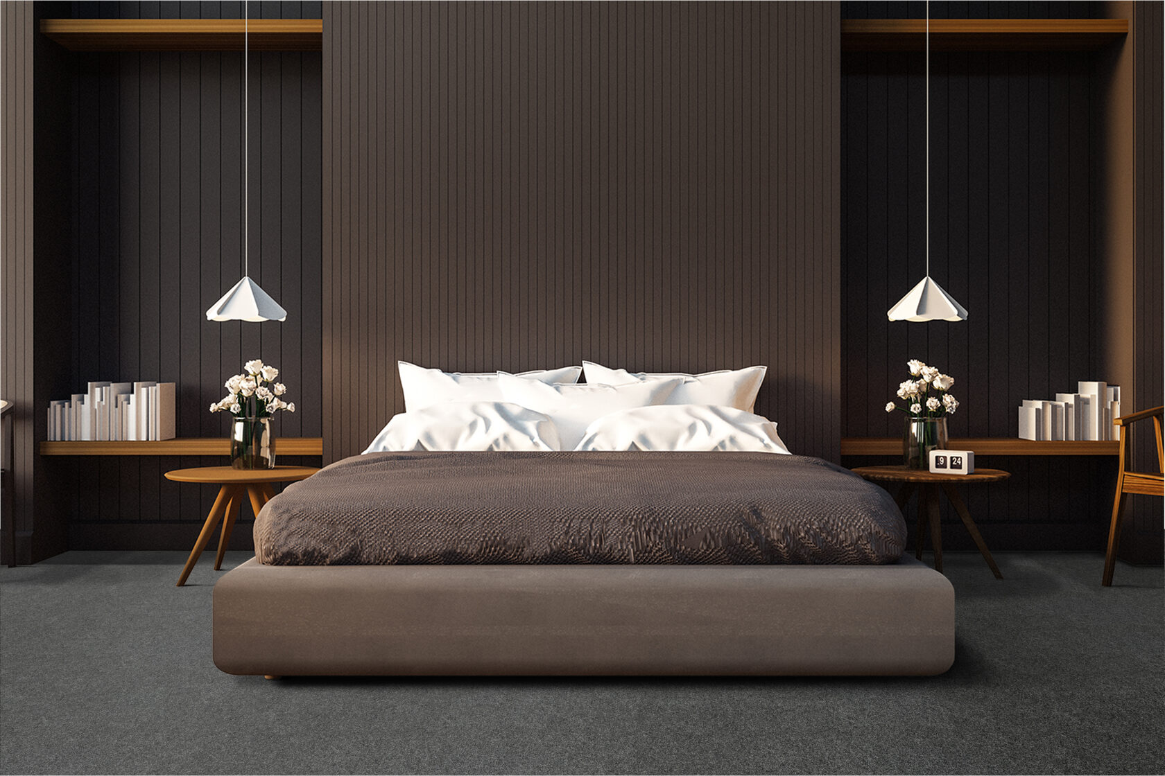 Ковровое покрытие "Bonkeel" Color Rib Ebony 98 (ширина 1м/3м/4м) — купить в Волжском