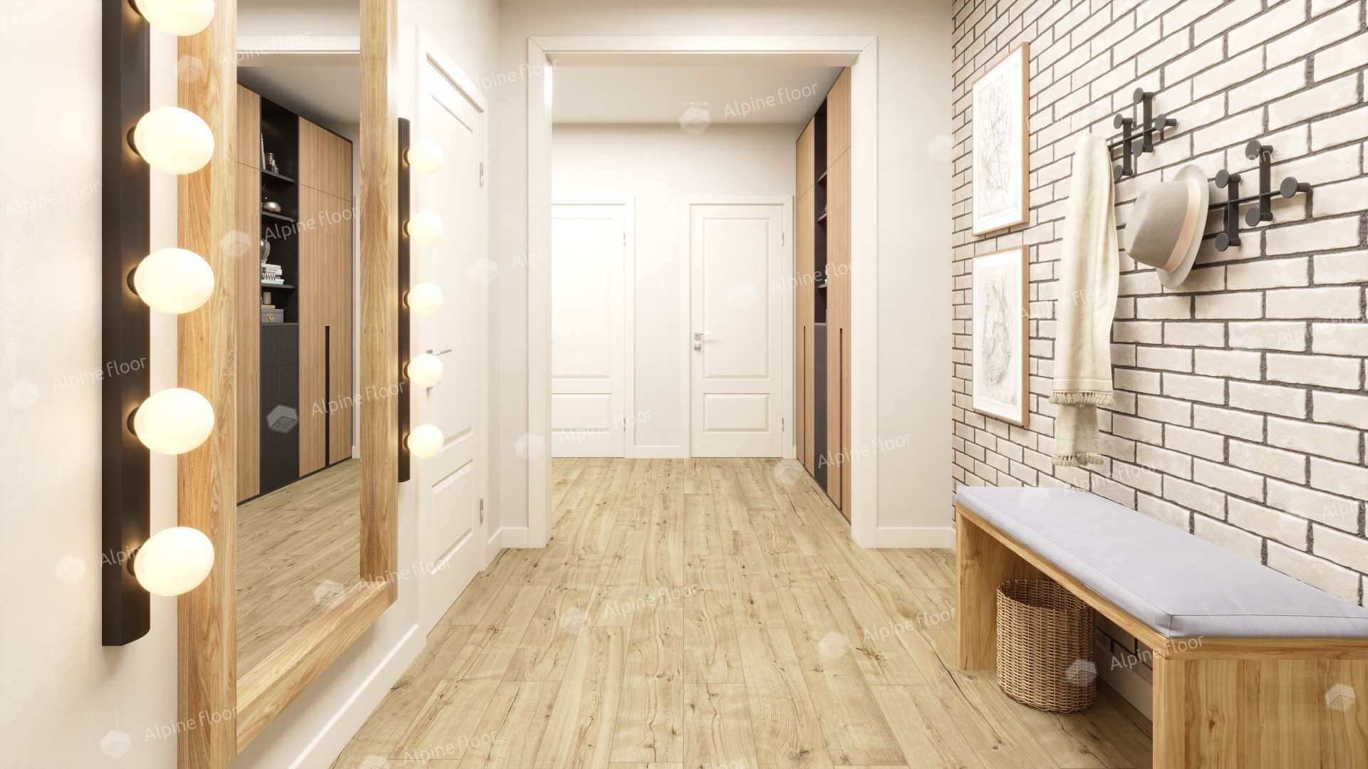 Ламинат "Alpine Floor" Дуб Эмпуриабрава (1285*192*8 мм) — купить в Волжском